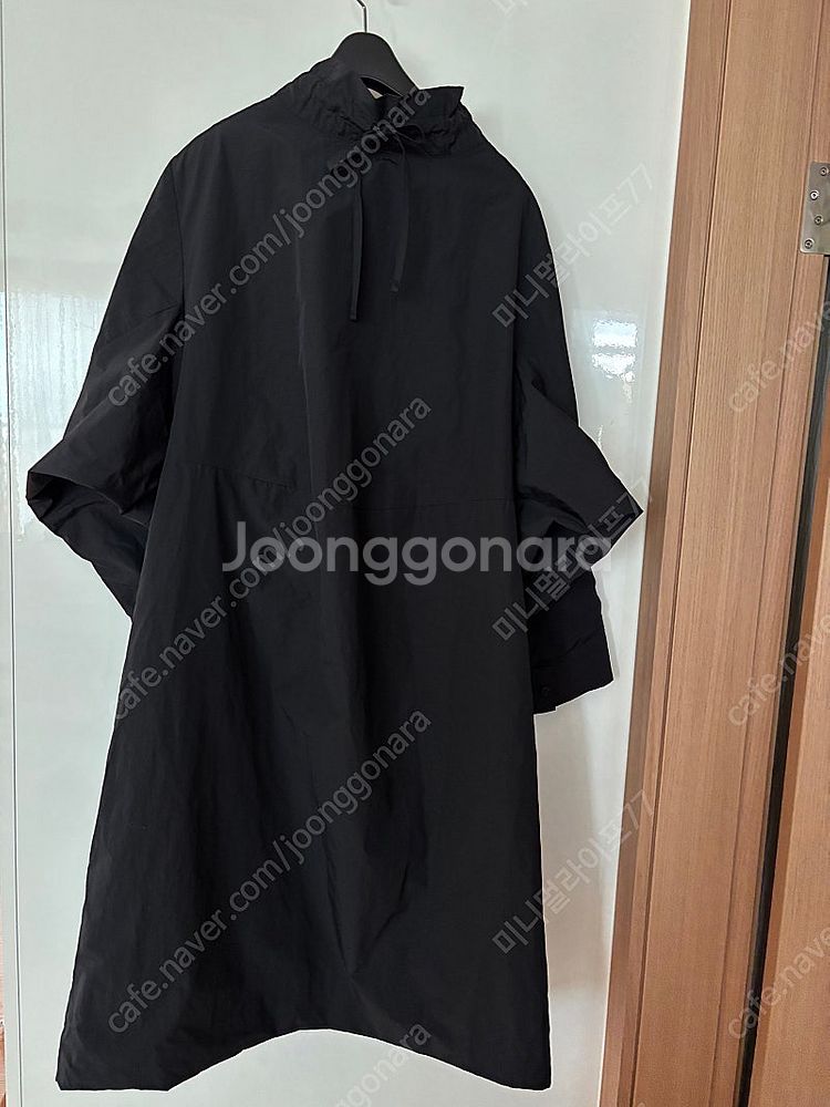 바스락 오버핏 리본 점퍼 자켓 야상 코트 올드머니룩 출...--0