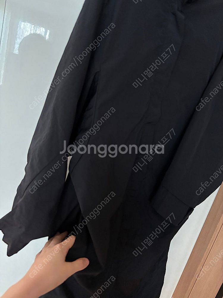 바스락 오버핏 리본 점퍼 자켓 야상 코트 올드머니룩 출...--6