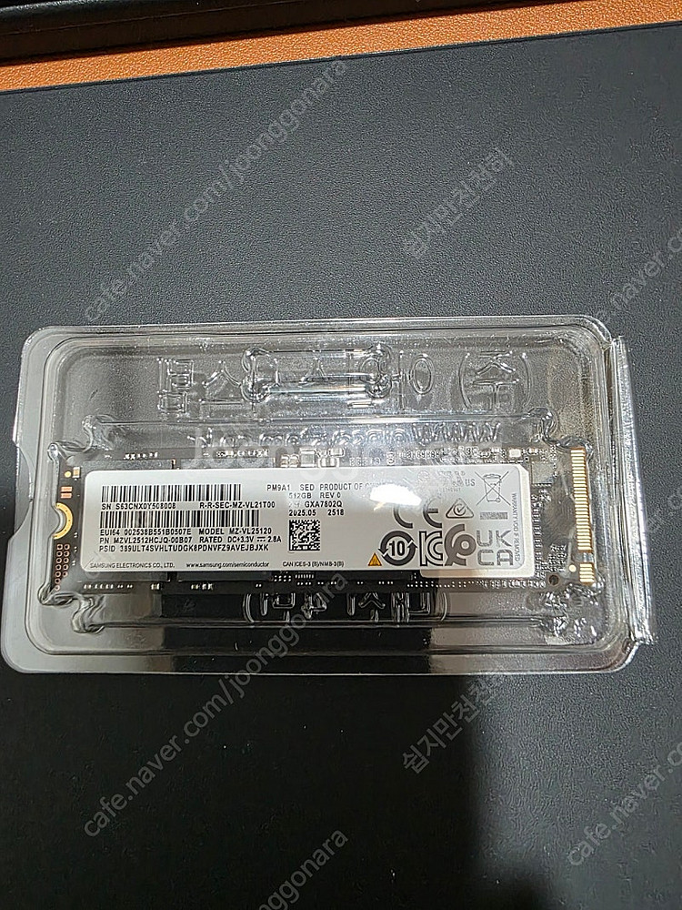 삼성 PM9A1 ssd 512g 미사용 판매--0