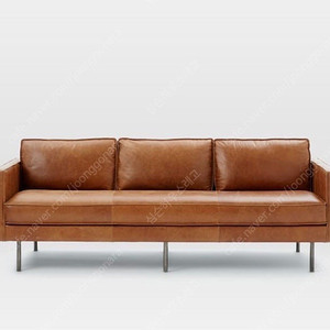 west elm axel 악셀 천연가죽 소파