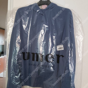 유메르 린넨 후드셔츠(limited) 블루 (미개봉제품)