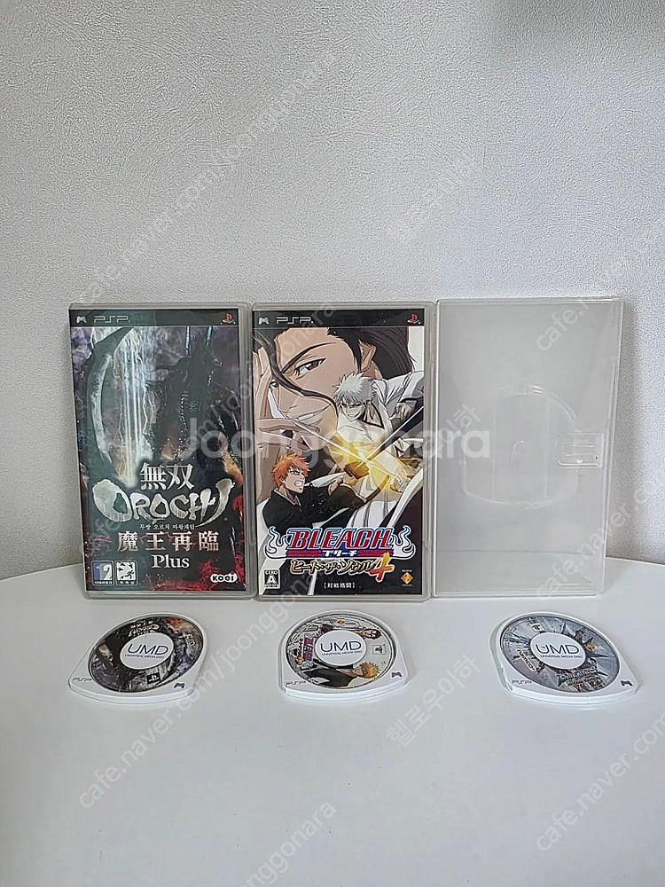 psp 소울 칼리버, 블리치4, 무쌍오로치--0