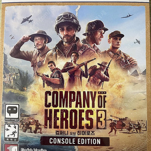 컴퍼니 오브 히어로즈3 런치에디션 PS5 미개봉 새제품 택포 29000원 판매합니다