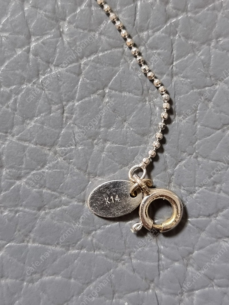 제이에스티나 14k 목걸이 체인 화이트골드 거의 금가격이예요.--3