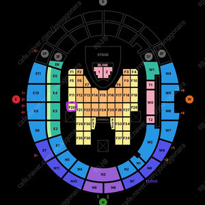 블랙핑크 콘서트 7/6 pink석 단석 티켓+응원봉
