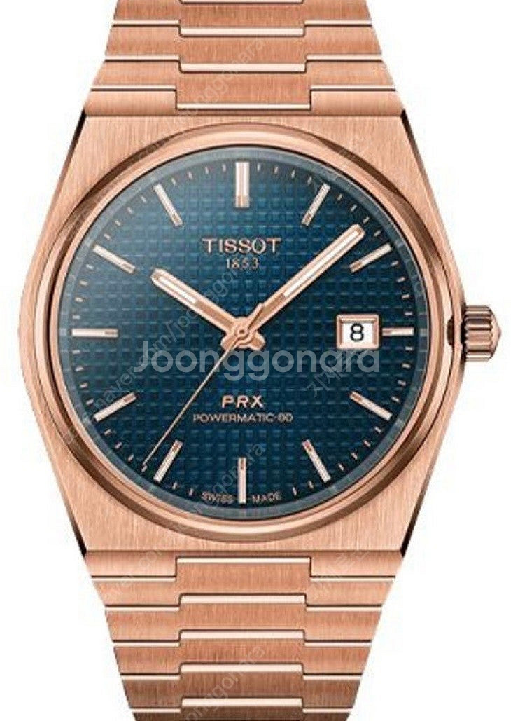 티쏘 prx 40mm 로즈골드 오토매틱--0