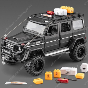 1:24사이즈 벤츠 G550 오프로드 블랙 다이캐스트 미개봉 새상품