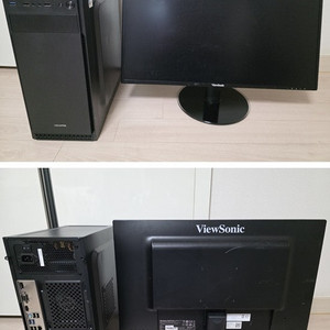 i3 13100, H610M-K, DDR5 5600 24기가 본체 + 27인치 LG 모니터 (TV겸용), i3 13100, H610M-HDV, DDR4 3200 16기가, GTX