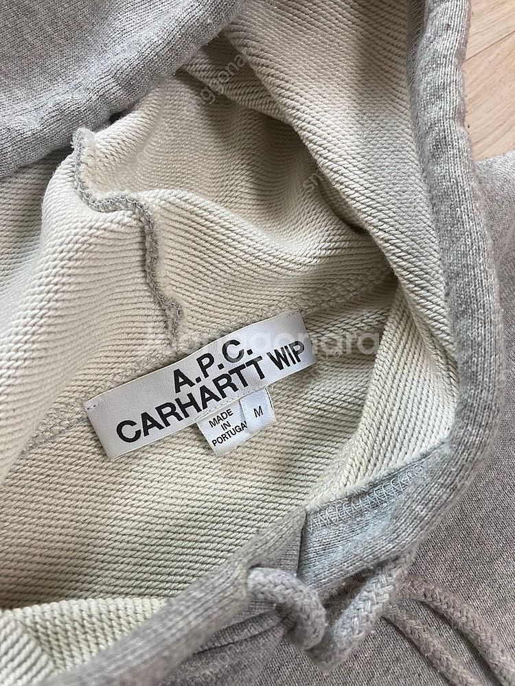 칼하트WIP X 아페쎄(A.P.C) 후드 그레이 M사이...--1