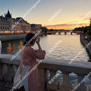 French ribbon dress 위꼬모 리본원피스 핑크 m