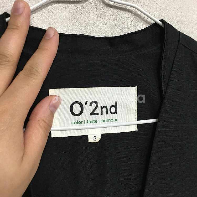오즈세컨 린넨 퍼프 롱 자켓 66 / 랑방 마인 오브제...--1