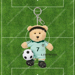 (새상품) 스타벅스 축구 베어리스타 키체인 스포츠클럽