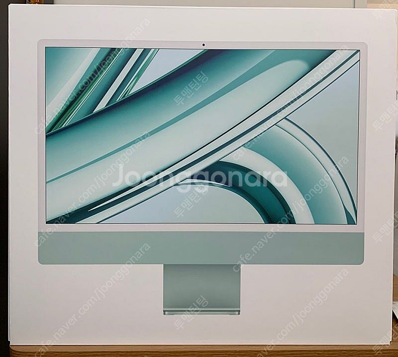 아이맥 iMac M3 24인치 그린 판매합니다--5