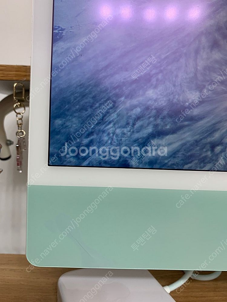 아이맥 iMac M3 24인치 그린 판매합니다--6