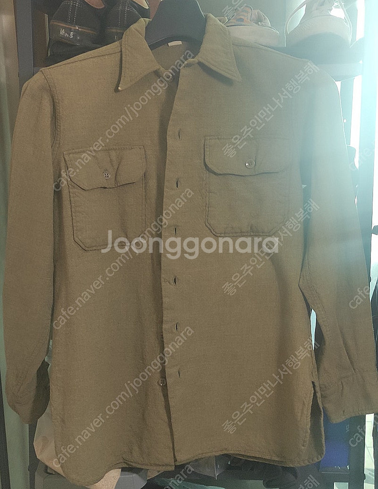 처분 40s 미군 울셔츠 us army shirts--0
