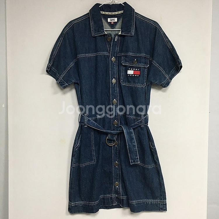 타미힐피거 타미진스 웨크웨어 데님 원피스 xs / 랑방...--0