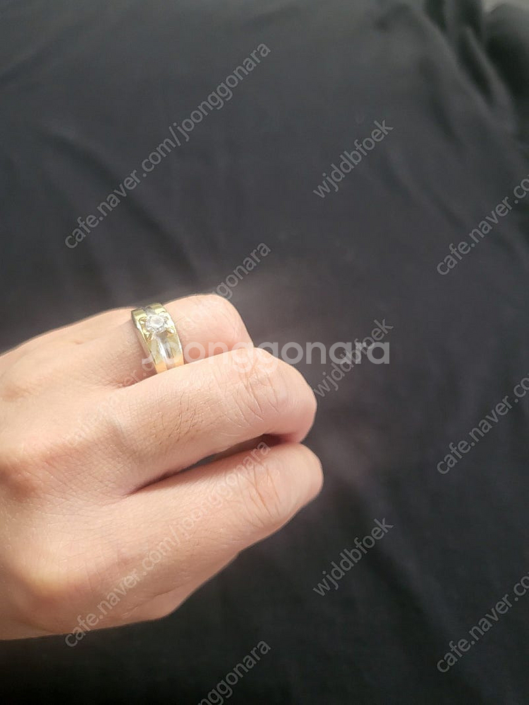 굵직한(안막음) 14k 12호 금반지 싸게 판매합니다.--1