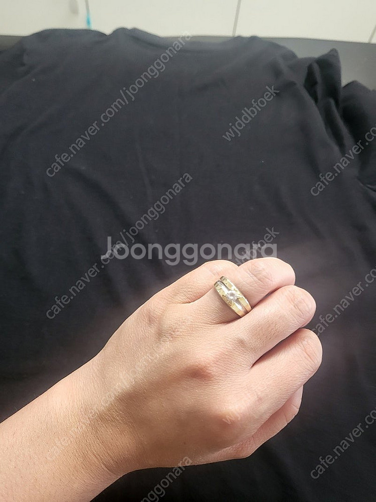 굵직한(안막음) 14k 12호 금반지 싸게 판매합니다.--3