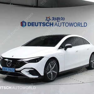 12,253 km 벤츠 EQE 중고 벤츠 전기차 V295 EQE 350 4Matic 중고자동차가격 빠른출고 흰색