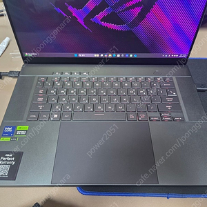 [개인] ASUS ROG Zephyrus G16 2024 RTX4090 게이밍노트북 판매합니다. ssd 4t