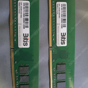 택포) 비티즈 DDR4 3200 8g 램 2개 일괄판매