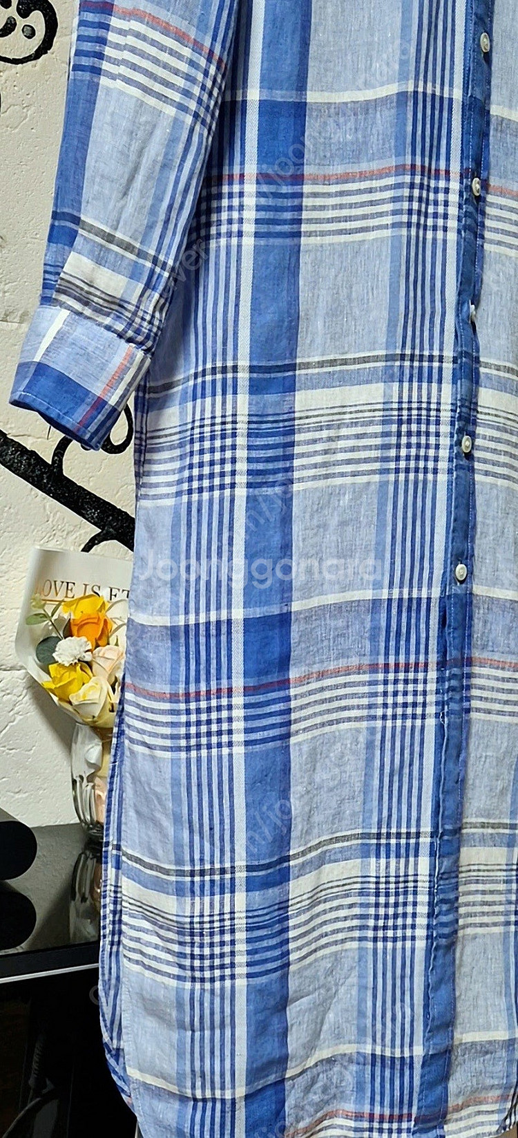 랄프로렌 폴로 정품 린넨 셔츠 원피스 판매합니다--4