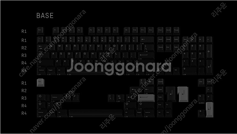 GMK Grey on Black (GOB)--0