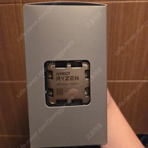 RAYZEN 7800X3D 미개봉, 국내정발