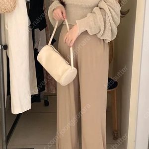 소녀레시피 밴딩 와이드팬츠