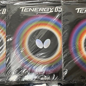 태너지 05 탁구러버 흑1적2 새제품 분양