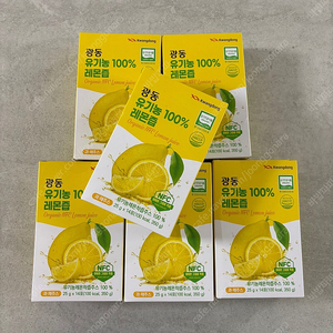 (6박스) 광동 유기농 레몬즙 새상품
