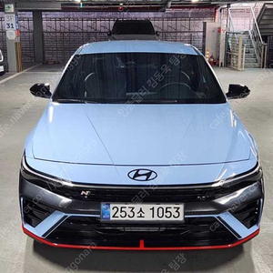 1,725 km 아반떼 중고 더 뉴 아반떼 CN7 2.0 N 중고차구매 파란색