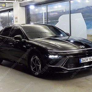 16,898 km 쏘나타 중고 디 엣지 DN8 중고 가솔린 2.0 익스클루시브 중고차 리스 가능 차량 검정색