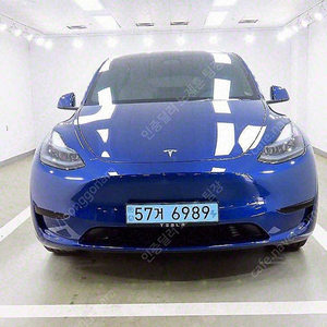 테슬라 모델 Y 중고 테슬라 중고 파란색 2023년식 15,312km RWD 중고자동차