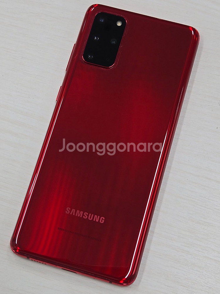 갤럭시 S20플러스 레드색상 256용량 외관상태새상품컨...--0