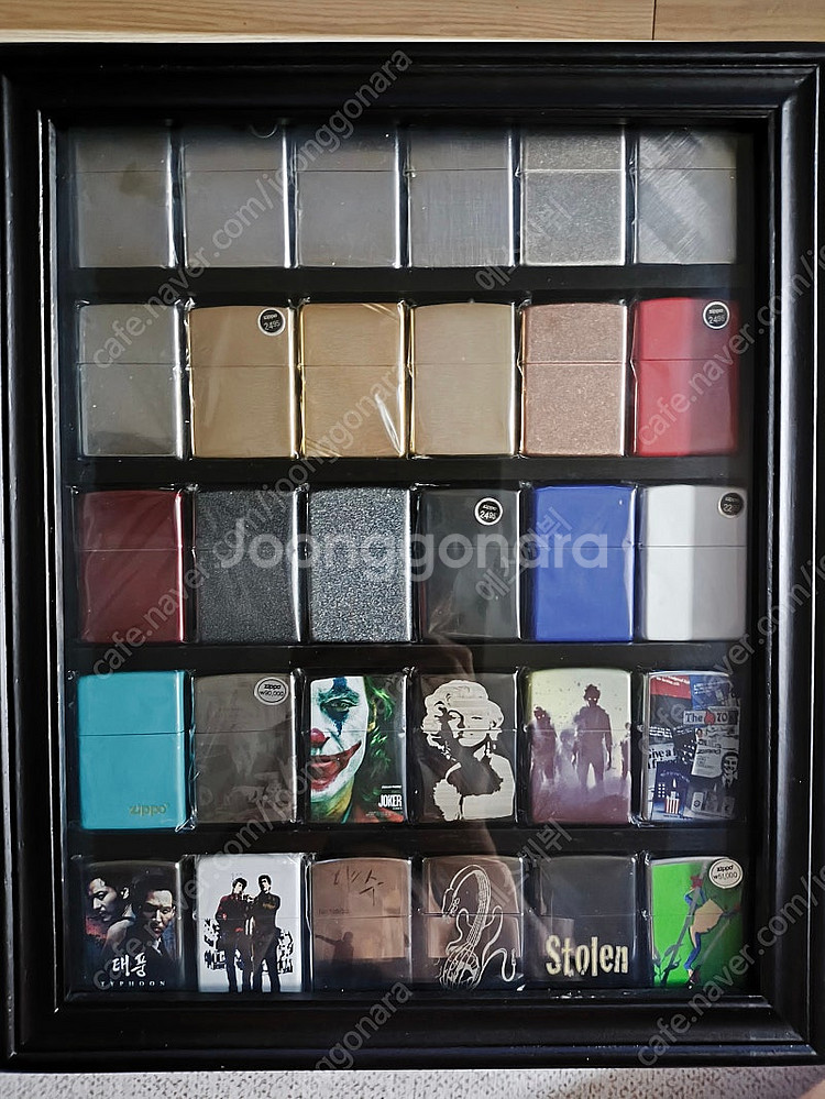 Zippo 지포 라이터 세트 팝니다 (90종)--2
