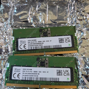 DDR5 노트북 용 8G x 2EA 하이닉스팝니다