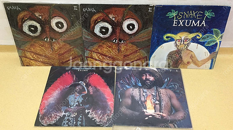 LP ; exuma 익수마 엘피 음반 5장 판매 싸이키...--0