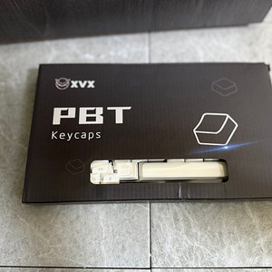 Xvx pbt키캡 화이트 로우프로파일 풀키배열