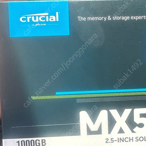 (미개봉)mx500 ssd카드 1000gb