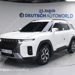 토레스 중고차 쌍용 중고차 흰색 2025년식 14,656km 1.5 GDI-T 2WD TV7 중고차 할부견적
