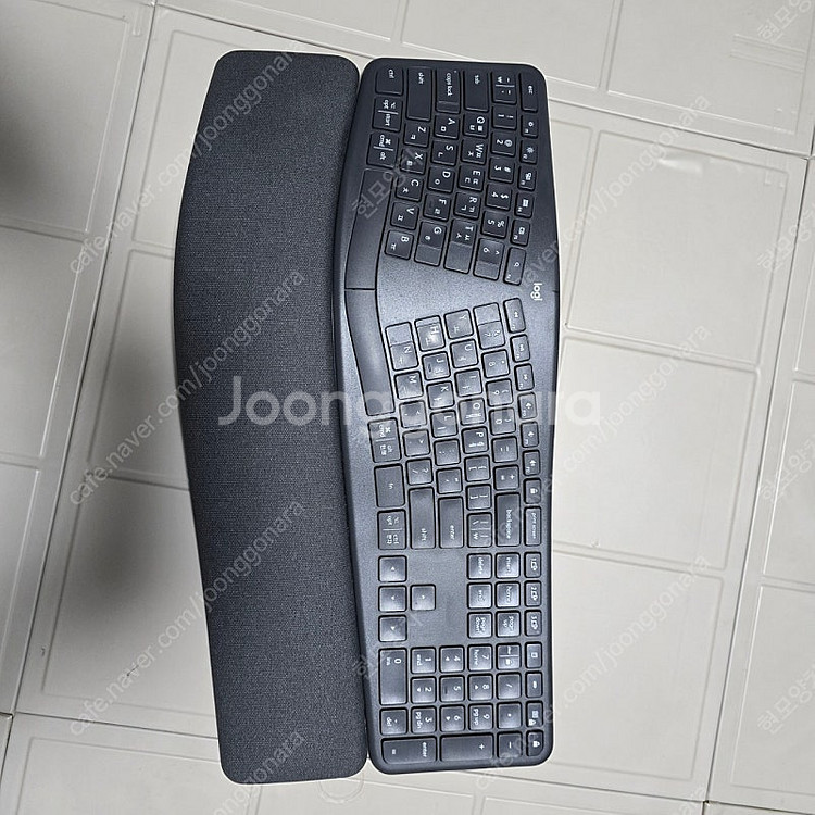 로지텍 ERGO K860 무선 인체공학 키보드--0