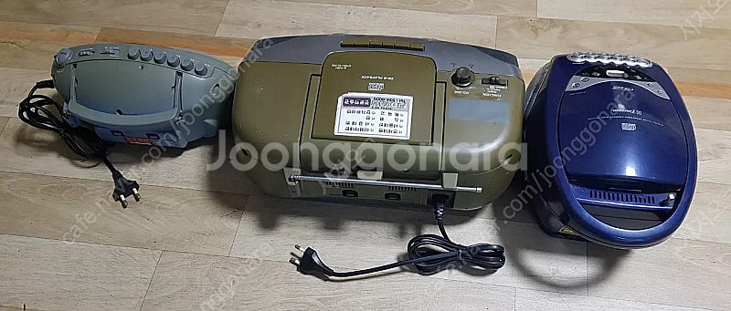 오디오 라디오 카세트 cd 골동품 3개일괄판매 창고정리...--1