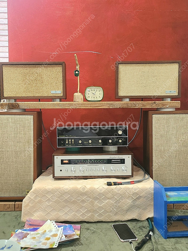 ar4x 왕자석 보라색우퍼 스피커--0