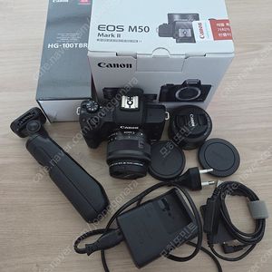 [대전] 캐논 EOS M50 Mark2 + M15-45 + M22 렌즈킷 풀박스 팝니다. (70)