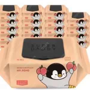 특가)슈퍼대디 두꺼운 고평량70g 아기물티슈 캡형70매 20팩 무료배송17900원