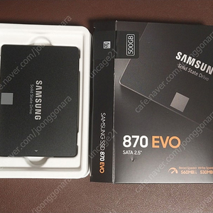삼성 SSD EVO 870 500GB(4만원) + 삼성 램 PC4-2400T DDR4 16GB(2만원)