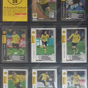 BVB 보루시아 도르트문트 시즌별 플레이어 카드(박주호, 레반도프스키, 훔멜스, 풀리식)