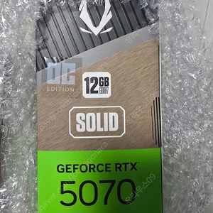 ZOTAC RTX5070 솔리드 미개봉