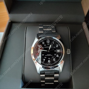 [공식] 해밀턴 카키필드 블랙 38mm